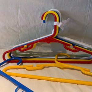 Colorful Kids Clothing Hangers- Set of 18